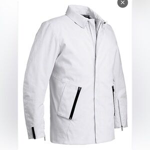 Porsche Design Fashion Rare White Jacket Made In Italy Size EU 52 US L